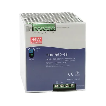 TDR-960-24 Блок питания на DIN-рейку, 24В, 40А, 960Вт Mean Well TDR-960-24 Блок питания на DIN-рейку, 24В, 40А, 960Вт Mean Well